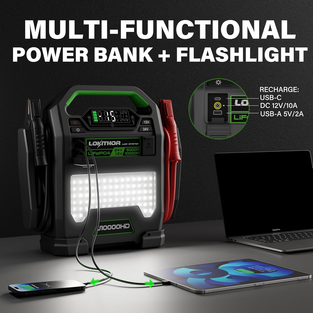 J10000HD 12V 10000 Amp and 24V 5000 Amp Jump Starter