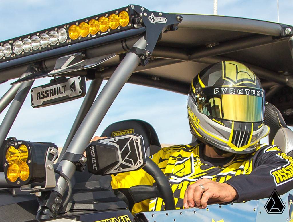 Phantom Convex Side Mirrors - Clamp Size - 1.875 inch, Pair