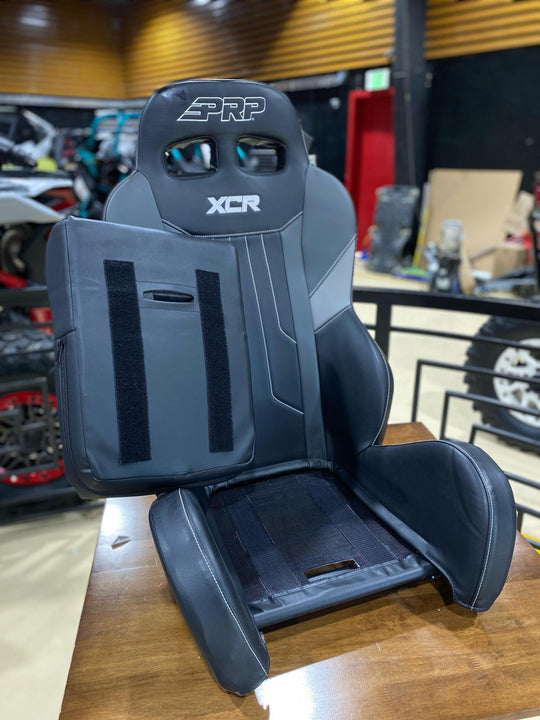 (PRP) (UTV28) XCR Suspension Seat for Polaris RZR PRO XP, PRO R, Turbo R, Black & Gray