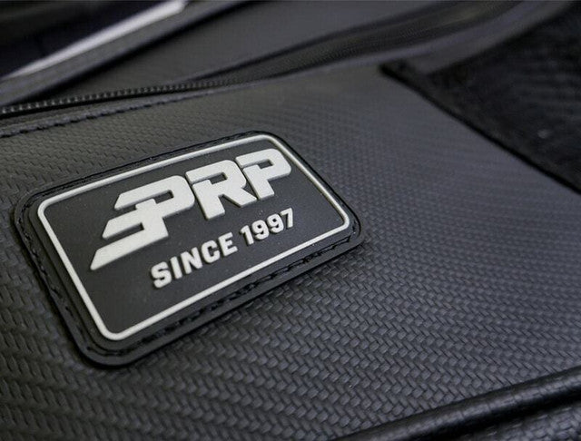 (PRP) (UTV28) Powersports Cargo Carrier, Stock Door Bag, Front, Lower, Driver/Passenger, Vinyl, Black, Polaris, Pair