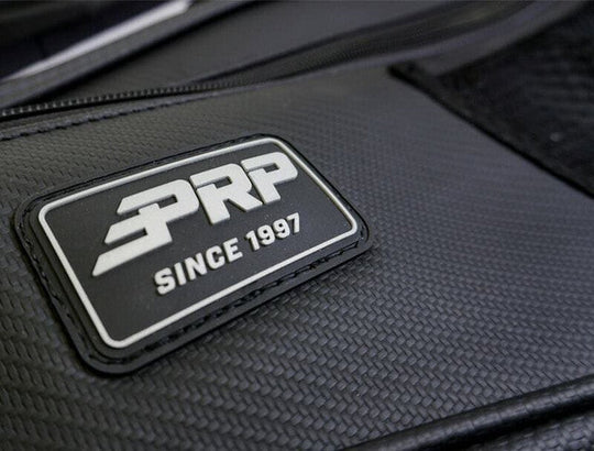 (PRP) (UTV28) Powersports Cargo Carrier, Stock Door Bag, Front, Lower, Driver/Passenger, Vinyl, Black, Polaris, Pair