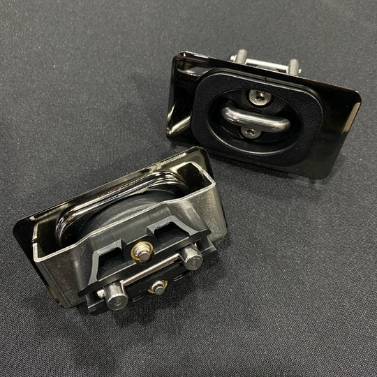 (PRP) (UTV28) Bull Ring, GM Flush, Fit Retractable, Tie-Down Anchor, Pair