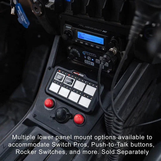 Polaris RZR PRO XP - Turbo R - Pro R - Complete Communication Kit with Intercom and 2-Way Radio w/ (2) FREE Alpha Audio Speakers & Mic Helmet Kit - Topspeed