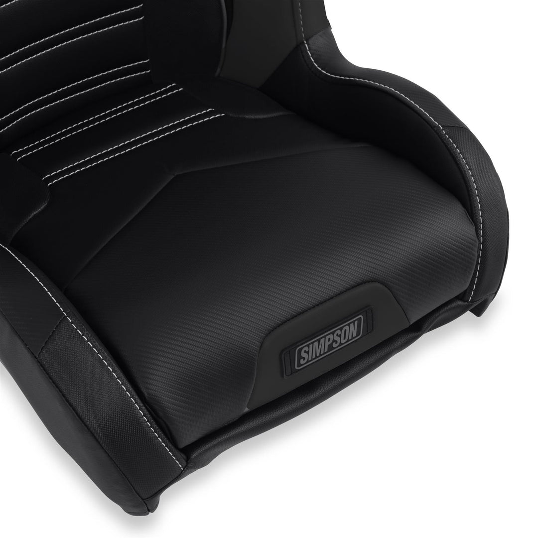 Powersports Seats, Pro Sport Short Cushion All Black Suspension Seat, Each - Topspeed