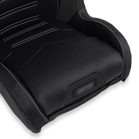 Powersports Seats, Pro Sport Short Cushion All Black Suspension Seat, Each - Topspeed