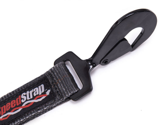 (PRP) (UTV28) Tie-Down Straps, SpeedStrap, Heavy-Duty, Tire Bonnets, Ratchet, Twisted Snap Hooks, 2 in. Width, Black, SpeedWraps, Storage Bag, Kit