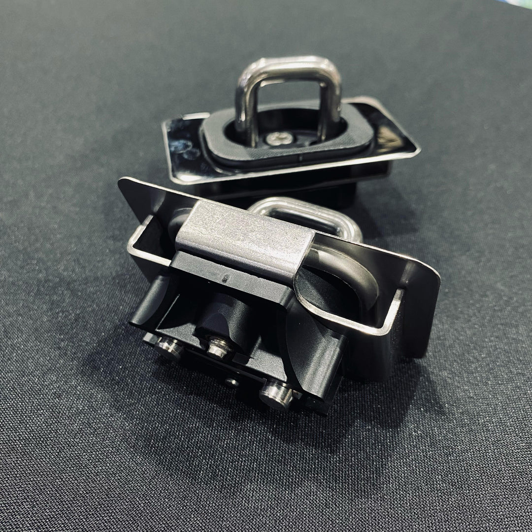 (PRP) (UTV28) Bull Ring, Stainless Steel, Fit Retractable, Tie-Down Anchor, Pair