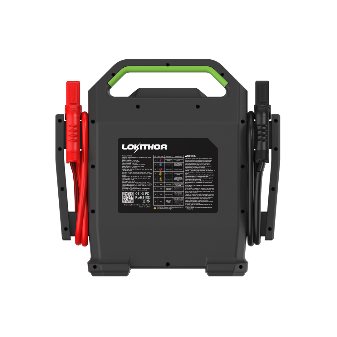 J10000HD 12V 10000 Amp and 24V 5000 Amp Jump Starter